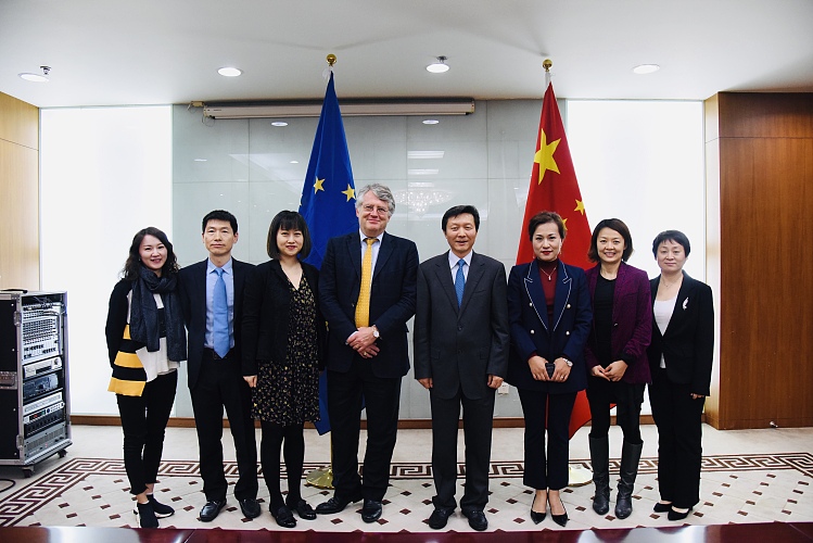 European Chamber President Wuttke and Working Group Representatives Meets with Vice Minister Tian Shihong, State Administration for Market Regulation (SAMR)